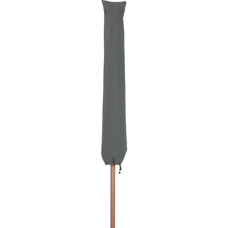 Meridian Amalfi Beige With Cream Piping Fabric Patio Umbrellas IMAGE 4