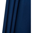 Meridian Amalfi Navy Fabric With Cream Piping / Matte White Aluminum Patio Umbrella with Base Sets IMAGE 17