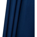 Meridian Amalfi Navy Fabric With Cream Piping / Matte Black Aluminum Patio Umbrella with Base Sets IMAGE 15