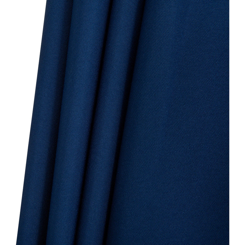 Meridian Amalfi Navy Fabric With Cream Piping / Matte Black Aluminum Patio Umbrella with Base Sets IMAGE 15