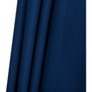 Meridian Amalfi Navy Fabric With Cream Piping / Matte White Aluminum Patio Umbrella with Base Sets IMAGE 15