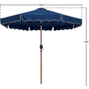 Meridian Amalfi Navy With Cream Piping Fabric Patio Umbrellas IMAGE 10