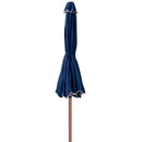 Meridian Amalfi Navy With Cream Piping Fabric Patio Umbrellas IMAGE 3