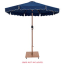 Meridian Amalfi Navy With Cream Piping Fabric Patio Umbrellas IMAGE 9