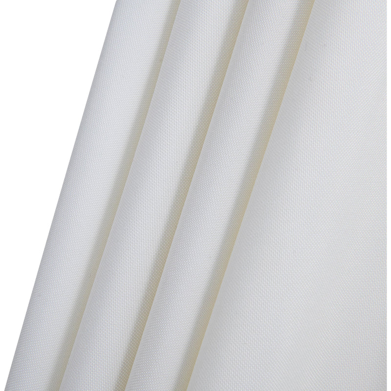 Meridian Amalfi White With Black Piping Fabric Patio Umbrellas IMAGE 8