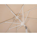 Meridian Amalfi Beige Fabric With Cream Piping / Matte Black Aluminum Patio Umbrella with Base Sets IMAGE 14