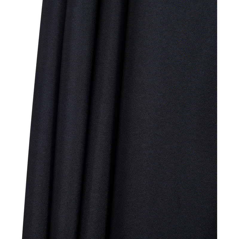 Meridian Amalfi Black Fabric With Cream Piping / Matte Black Aluminum Patio Umbrella with Base Sets IMAGE 17