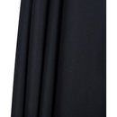 Meridian Amalfi Black Fabric With Cream Piping / Matte Black Aluminum Patio Umbrella with Base Sets IMAGE 15