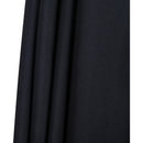 Meridian Amalfi Black Fabric With Cream Piping / Matte White Aluminum Patio Umbrella with Base Sets IMAGE 15