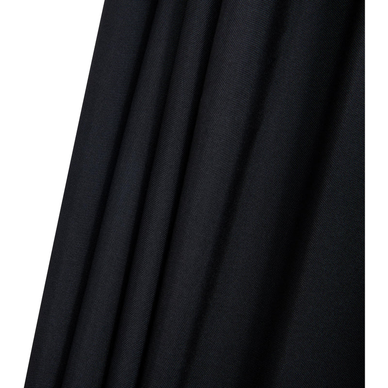 Meridian Amalfi Black With Cream Piping Fabric Patio Umbrellas IMAGE 8