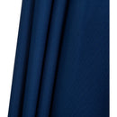 Meridian Amalfi Navy Fabric With Cream Piping / Matte White Aluminum Patio Umbrella with Base Sets IMAGE 17