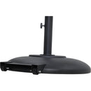 Meridian Amalfi Navy Fabric With Cream Piping / Matte Black Aluminum Patio Umbrella with Base Sets IMAGE 7