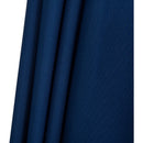 Meridian Amalfi Navy Fabric With Cream Piping / Matte White Aluminum Patio Umbrella with Base Sets IMAGE 15