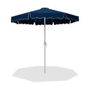 Meridian Amalfi Navy With Cream Piping Fabric Patio Umbrellas IMAGE 1