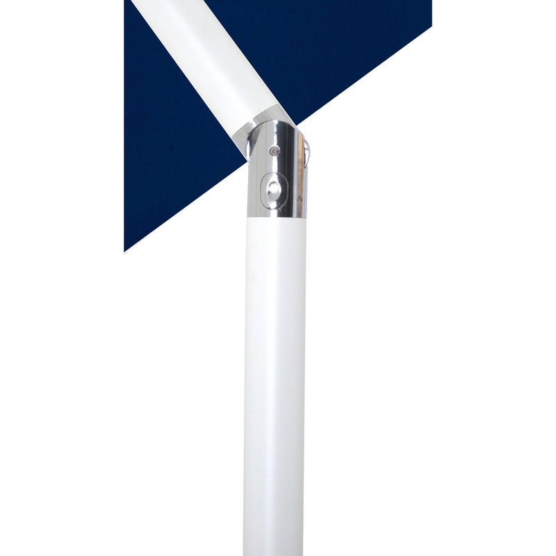 Meridian Amalfi Navy With Cream Piping Fabric Patio Umbrellas IMAGE 6