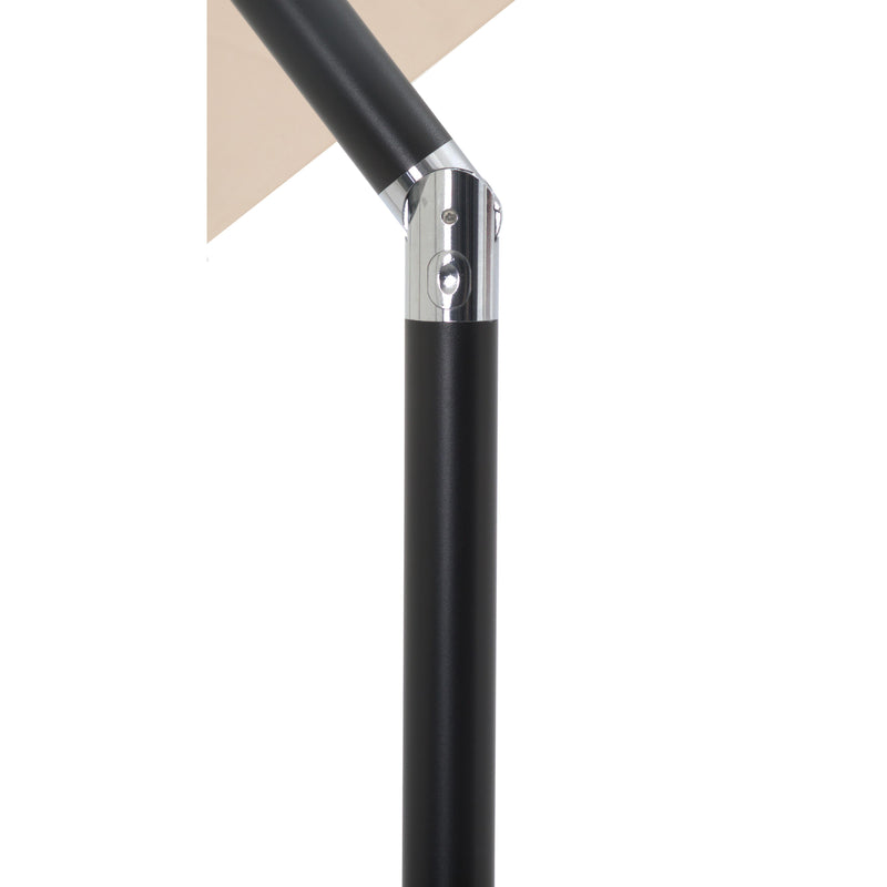 Meridian Amalfi Beige With Cream Piping Fabric Patio Umbrellas IMAGE 6
