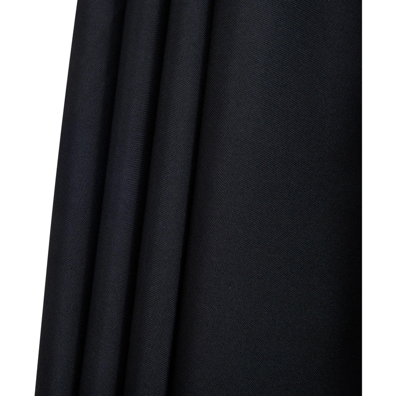 Meridian Amalfi Black Fabric With Cream Piping / Matte Black Aluminum Patio Umbrella with Base Sets IMAGE 15