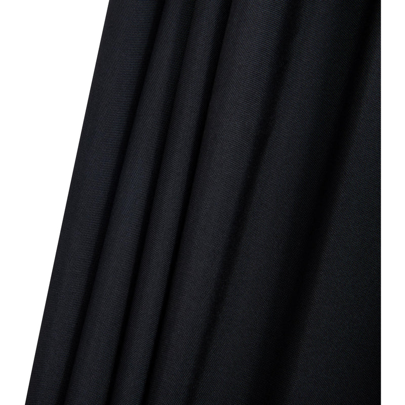 Meridian Amalfi Black With Cream Piping Fabric Patio Umbrellas IMAGE 8
