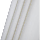 Meridian Amalfi White With Black Piping Fabric Patio Umbrellas IMAGE 8