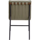 Meridian Burke Olive Vegan Leather Dining Chair IMAGE 5