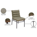 Meridian Burke Olive Vegan Leather Dining Chair IMAGE 9