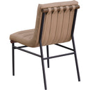 Meridian Burke Tan Vegan Leather Dining Chair IMAGE 6