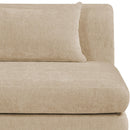  Meridian Stellar 152" Beige Chenille Fabric Upholstered 8 pc Modular Sectional IMAGE 6