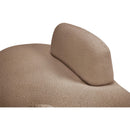 Meridian Argyle Beige Teddy Fabric Chaise/Loveseat IMAGE 8