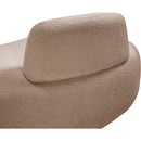 Meridian Argyle Beige Teddy Fabric Chaise/Loveseat IMAGE 9