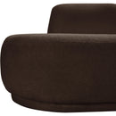 Meridian Argyle Brown Teddy Fabric Chaise/Loveseat IMAGE 11