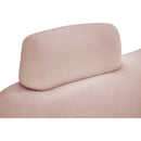 Meridian Argyle Pink Teddy Fabric Chaise/Loveseat IMAGE 10