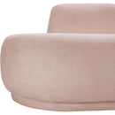 Meridian Argyle Pink Teddy Fabric Chaise/Loveseat IMAGE 11