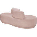 Meridian Argyle Pink Teddy Fabric Chaise/Loveseat IMAGE 5