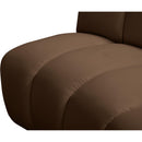 Meridian Infinity Brown Velvet 10 pc Modular Sectional IMAGE 6