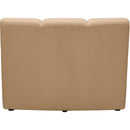  Meridian Infinity Camel Velvet Upholstered Modular Chair IMAGE 4