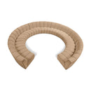  Meridian Infinity 183" Camel Velvet Upholstered 11 pc Modular Sectional IMAGE 1