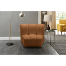  Meridian Infinity Saddle Velvet Upholstered Modular Chair IMAGE 2