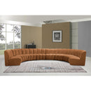 Meridian Infinity Saddle Velvet 8 pc Modular Sectional IMAGE 2
