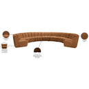 Meridian Infinity Saddle Velvet 9 pc Modular Sectional IMAGE 11