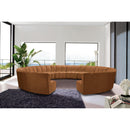 Meridian Infinity Saddle Velvet 12 pc Modular Sectional IMAGE 2