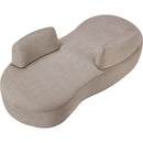 Meridian Argyle Beige Chenille Fabric Chaise/Loveseat IMAGE 7