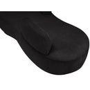 Meridian Argyle Black Chenille Fabric Chaise/Loveseat IMAGE 8