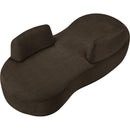 Meridian Argyle Brown Chenille Fabric Chaise/Loveseat IMAGE 7