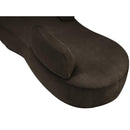 Meridian Argyle Brown Chenille Fabric Chaise/Loveseat IMAGE 8