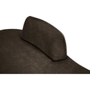 Meridian Argyle Brown Chenille Fabric Chaise/Loveseat IMAGE 9