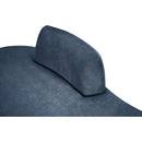 Meridian Argyle Light Blue Chenille Fabric Chaise/Loveseat IMAGE 9