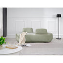 Meridian Argyle Mint Chenille Fabric Chaise/Loveseat IMAGE 2