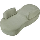 Meridian Argyle Mint Chenille Fabric Chaise/Loveseat IMAGE 7