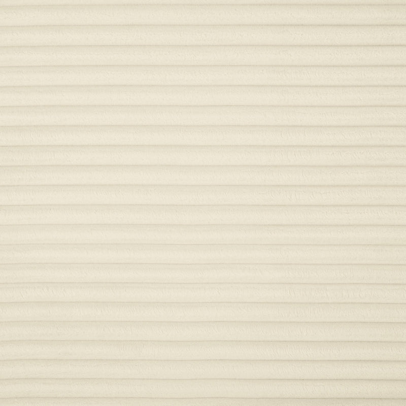 Meridian Shaggy Cream Corduroy Performance Fabric Corner Chair IMAGE 8