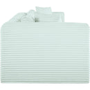 Meridian Shaggy Mint Corduroy Performance Fabric Modular Sofa IMAGE 4